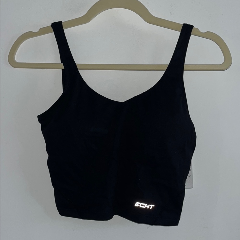 ECHT Black Crop Top